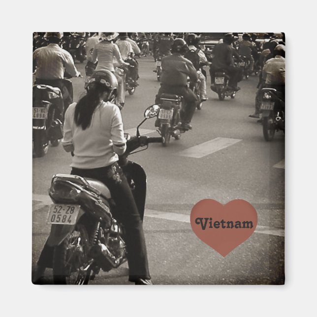 Vietnams cyklar magnet (Framsidan)