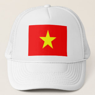Vietnams flagga-maskor truckerkeps