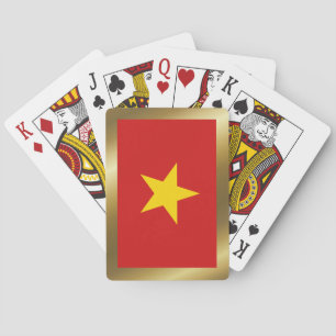 Vietnams Flagga-spelkort Casinokort