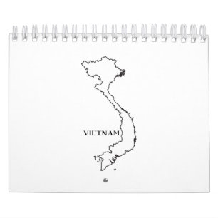Vietnams främsta Karta Kalender