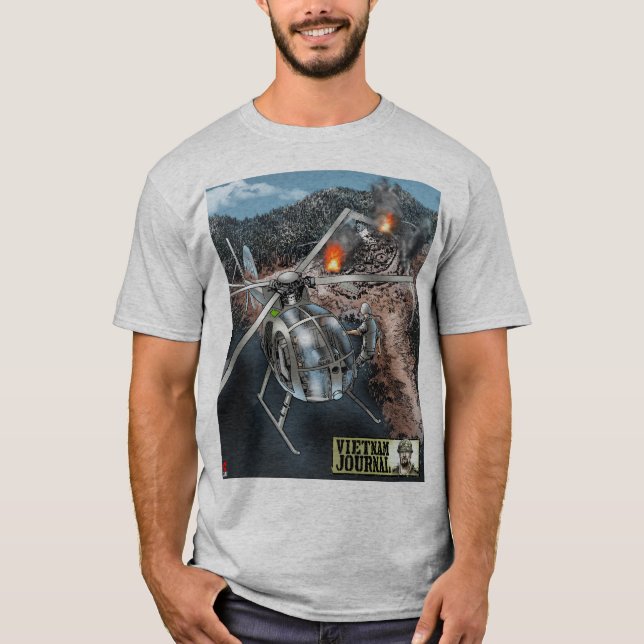 Vietnams Journal V2-design, grundläggande t-shirt (Framsida)
