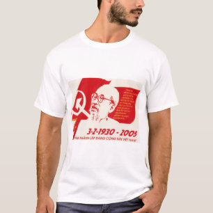 Vietnams kommunistiska Party 75-årsdag Propaganda T Shirt