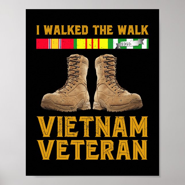 Vietnams Krig Vietnam Veteran Us Veterans Day 185 Poster (Framsidan)