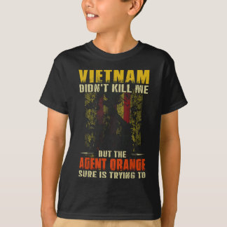 Vietnams militära offer Krig Agent i Orange T Shirt