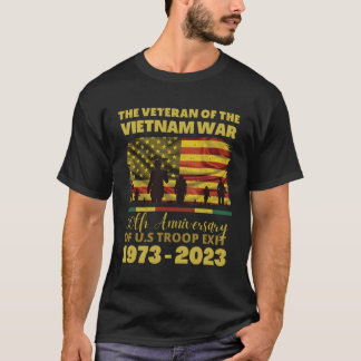 Vietnams veteran Krig 50-årsdag T Shirt