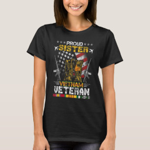 Vietnams veteranska Flagga Veteran D T Shirt