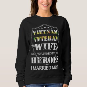 Vietnams veteranska fru, de flesta människor möts t shirt