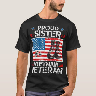 Vietnams veteranske patriotiska USA flagga T Shirt