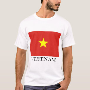 Vietnams vietnamesiska flagga-stjärna t-shirt