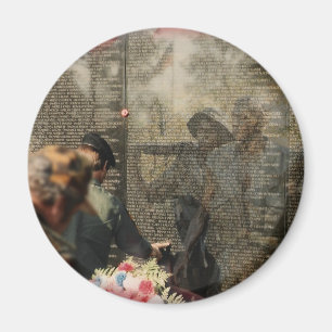 Vietnamveteranernas hyllning magnet