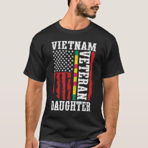 Vietnamveteranfamiljens present till stolt dotter t shirt