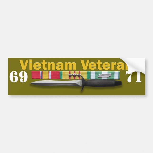 Vietnamveteranstjänst - Bildstämpel Bildekal (Framsidan)