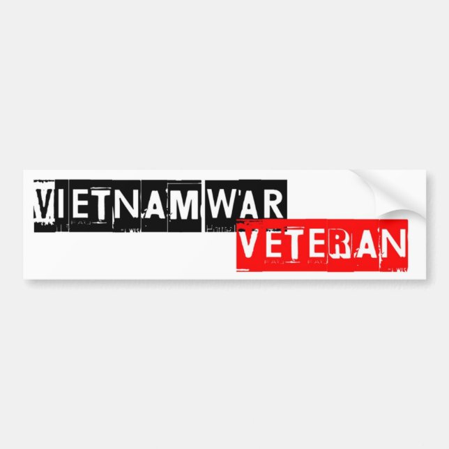 vietnamwar veteran bildekal (Framsidan)