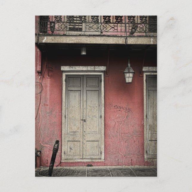 Vieux Carre Architecture Vykort (Framsida)