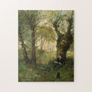 Vieux Chemin À Auvers Berthe Morisot Pussel