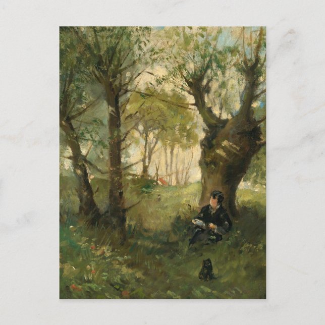 Vieux Chemin À Auvers | Berthe Morisot Vykort (Framsida)