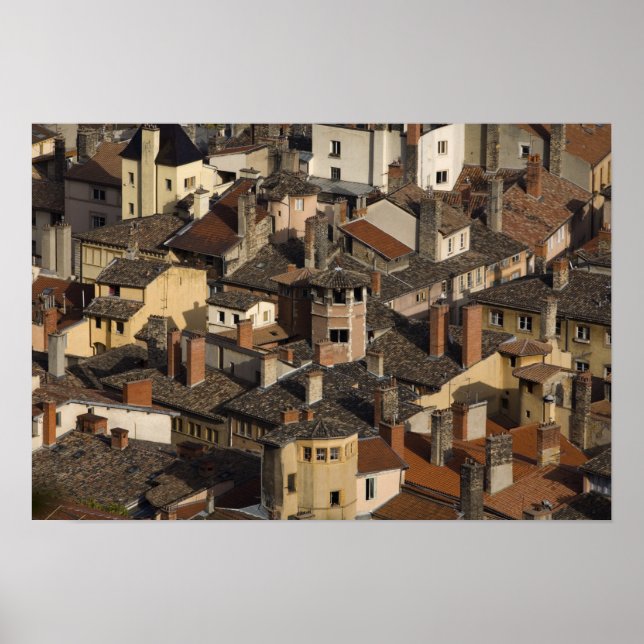 Vieux Lyon (Gammel Lyon), Frankrike Poster (Framsidan)
