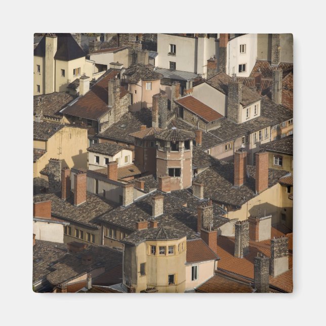 Vieux Lyon Old Lyon), Frankrike Magnet (Framsidan)