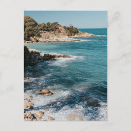 View at Kassiopi village coast, Corfu Vykort