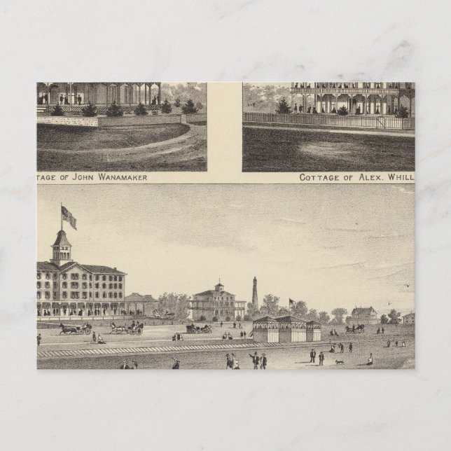 View at Sea Grove, Cape May Point Vykort (Framsida)