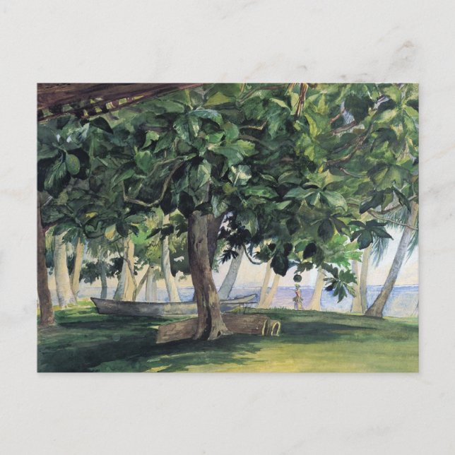 'View from Hut' - John LaFarge vykort (Framsida)