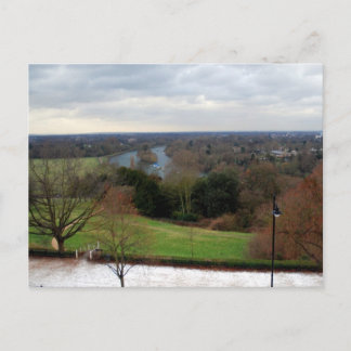 View from Richmond Backe Terrace, Surrey, England Vykort