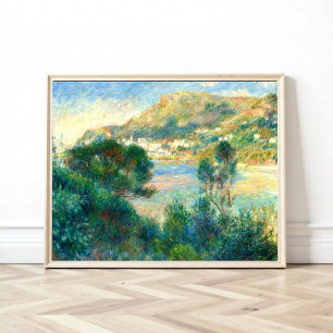 View Monte Carlo från Cap Martin, Renoir Poster