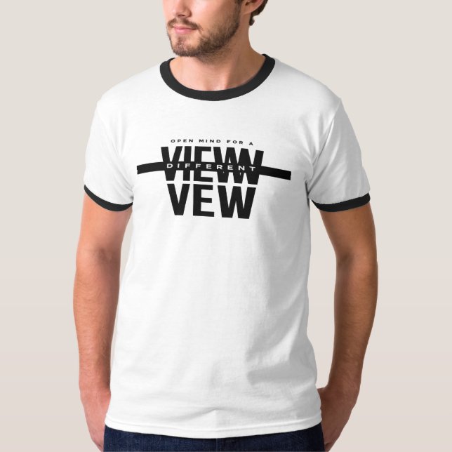 View Not Found Men's Ringer T-Shirt (Framsida)
