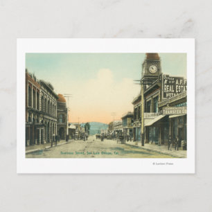 View of a Business StreetSan Luis Obispo, CA Vykort