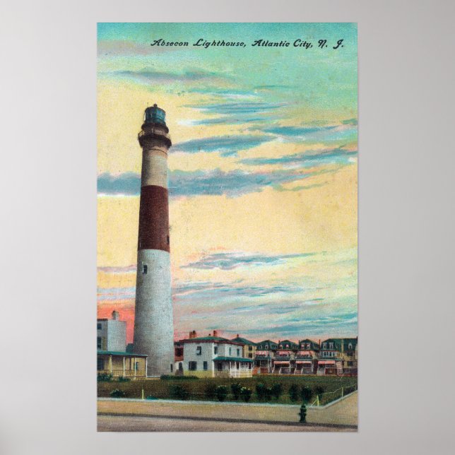 View of Absecon LighthouseAtlantic City, NJ Poster (Framsidan)