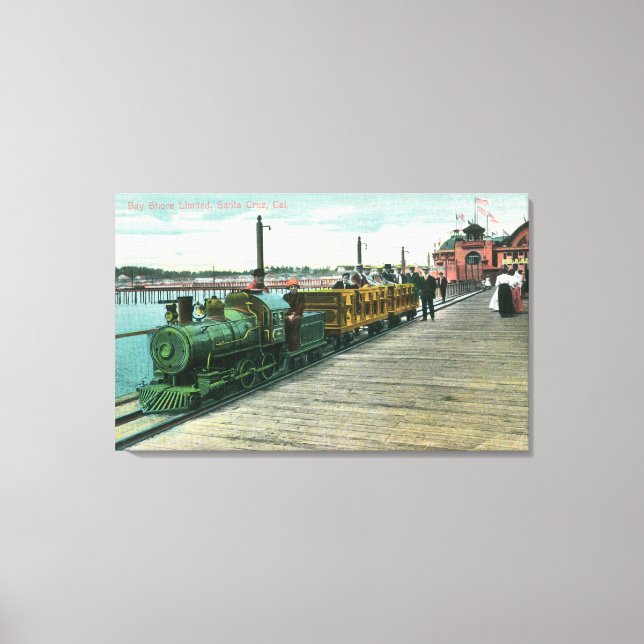 View of Bay Shore UnlimitedSanta Cruz, CA Canvastryck (Framsida)