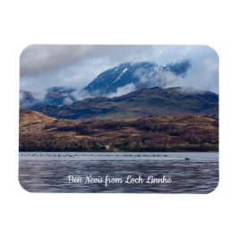 View of Ben Nevis, från Loch Linnhe, Scotland Post Magnet