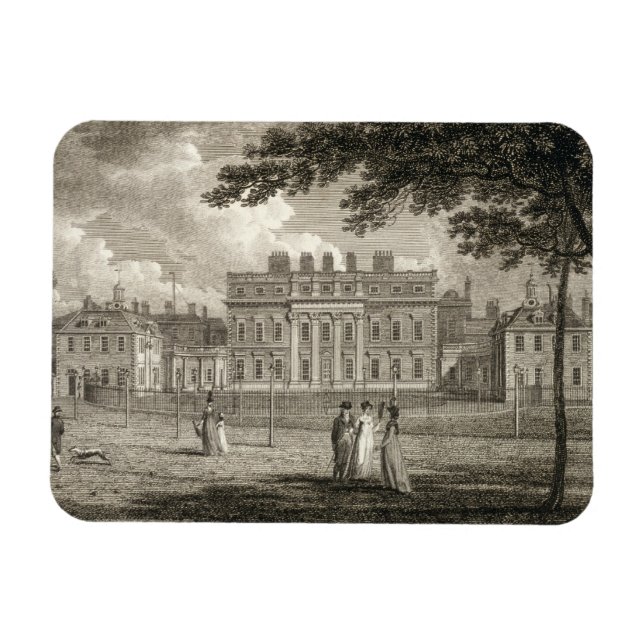 "View of Buckingham House", graverad av W. Knight, Magnet (Horisontell)