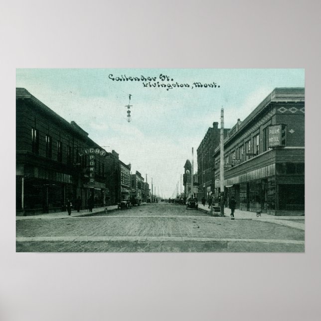 View of Callender StreetLivingston, MT Poster (Framsidan)