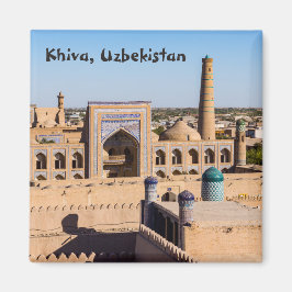 View of Citadel Kunya-ark-Khiva, Uzbekistan Magnet