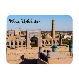 View of Citadel Kunya-ark-Khiva, Uzbekistan Magnet