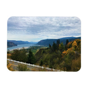 View of Columbia River, Columbia River Gorge, ELLE Magnet