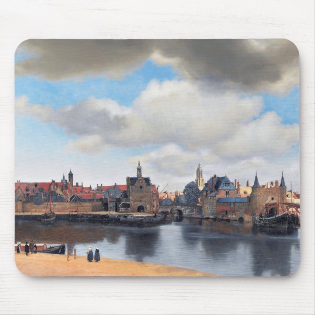 View of Delft, Johannes Vermeer, 1659-1660 Musmatta (Framsidan)