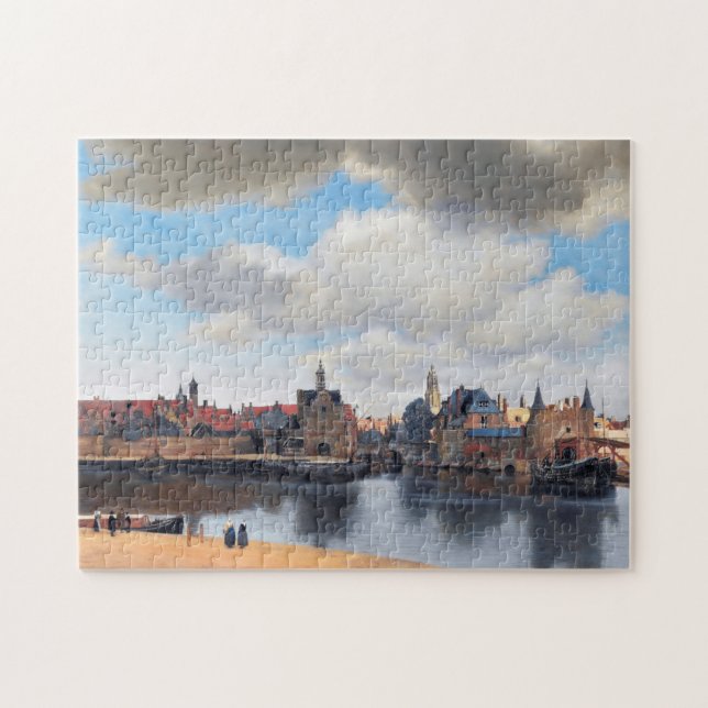 View of Delft, Johannes Vermeer, 1659-1660 Pussel (Horisontell)