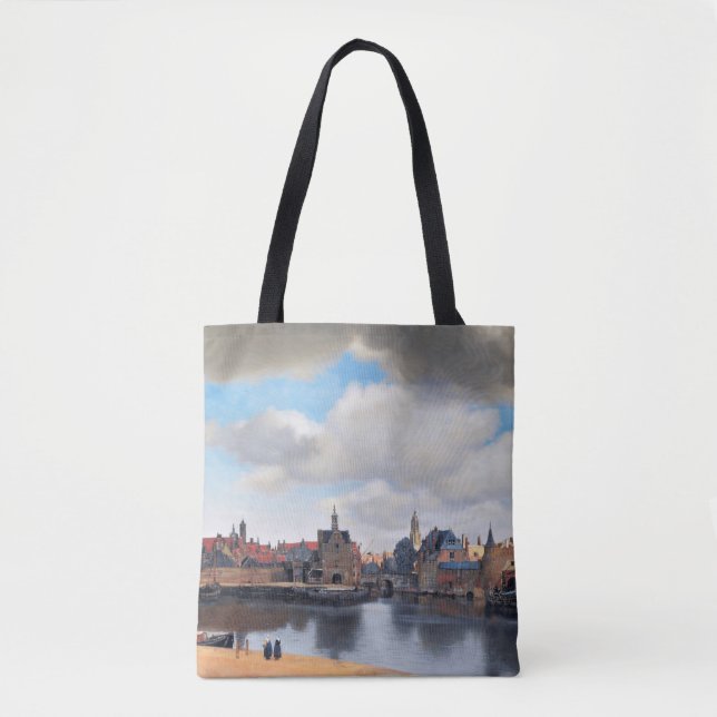 View of Delft, Johannes Vermeer, 1659-1660 Tygkasse (Framsida)