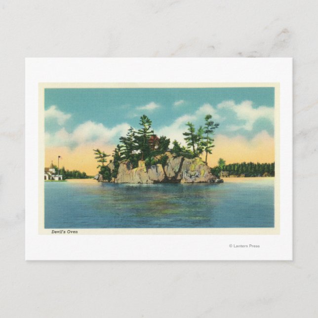 View of Djävulen Oven Vykort (Framsida)