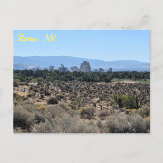 View of Downtown Reno, Nevada Vykort