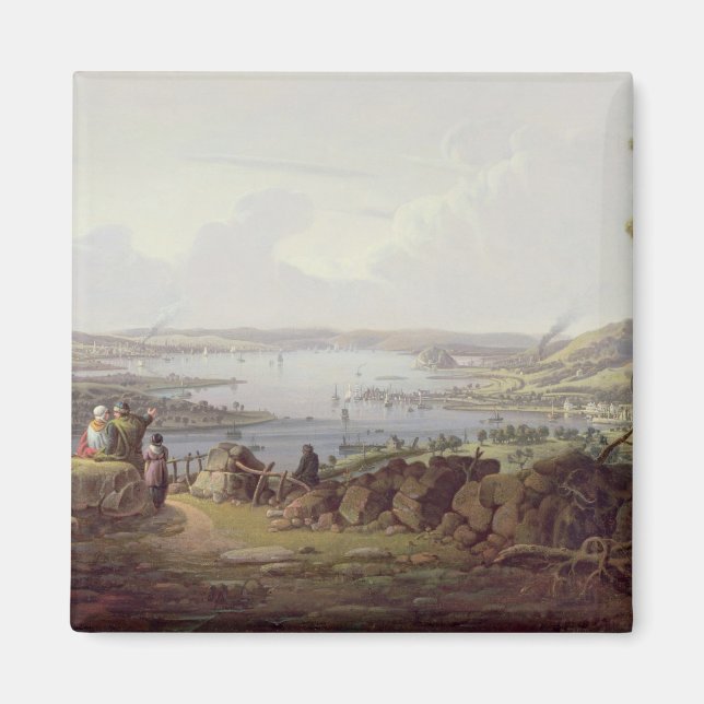 View of Greenock, Skottland Magnet (Framsidan)