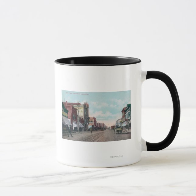 View of Holly StreetBellingham, WA Mugg (Höger)
