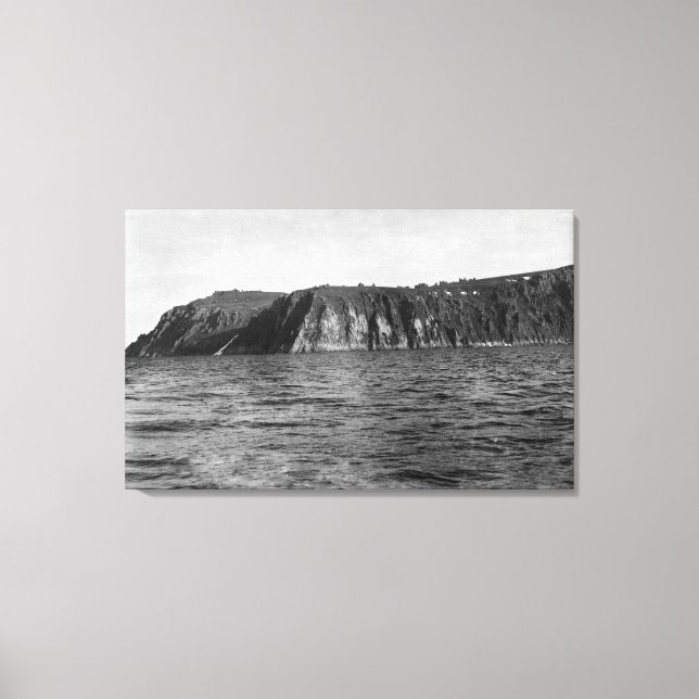 View of Kung ön, Alaska Photograph Canvastryck (Framsida)