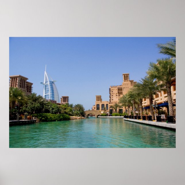 View of Madinat Jumeirah, Dubai Poster (Framsidan)