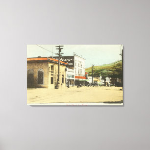 View of Main Street Los Gatos, CA 2 Canvastryck