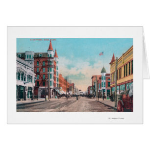 View of Main StreetBoise, ID Hälsningskort