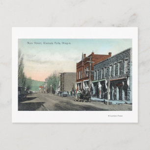 View of Main StreetKlamath Falls, ELLER Vykort