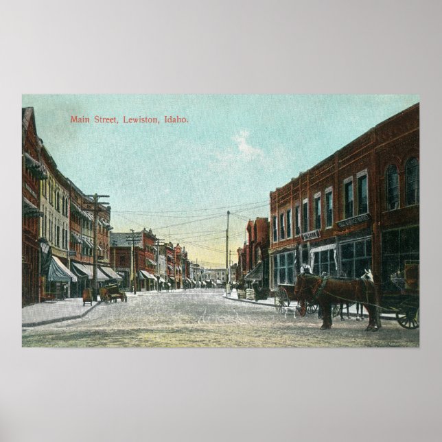 View of Main StreetLewiston, ID Poster (Framsidan)